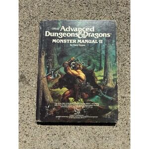 Advanced Dungeon & Dragons  Monster Manual II Gary‎ Gygax AD&D TSR #2016 HC